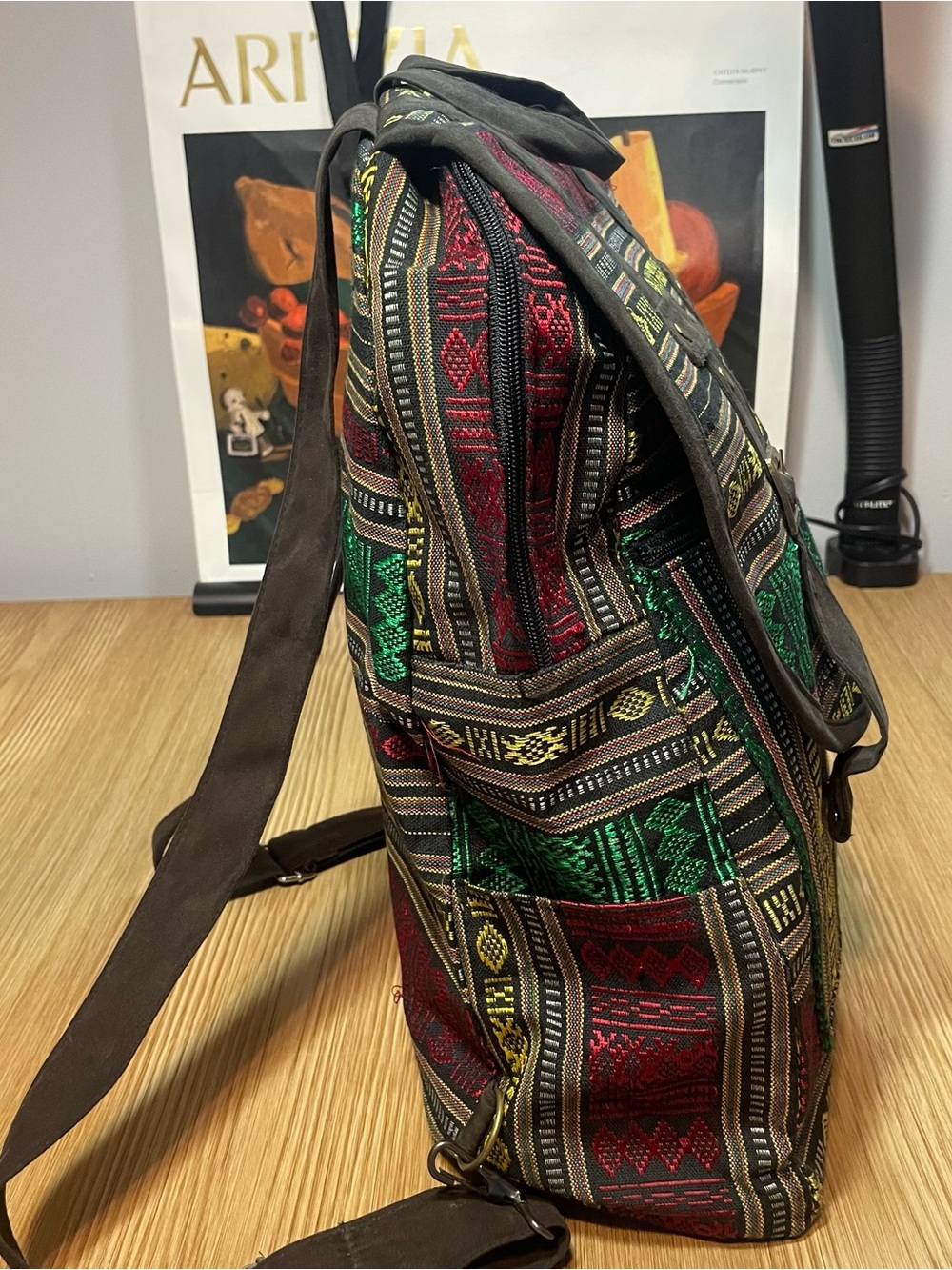 Dr. Martens Vintage Tapestry Boho Backpack - Canvas & Suede Trim - Picture 5 of 10